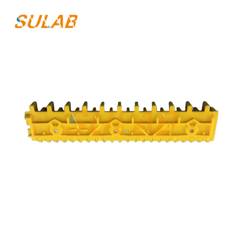 Yellow Plastic Step Demarcation Strip Escalator Spare Parts SCS 319900 319901 319902