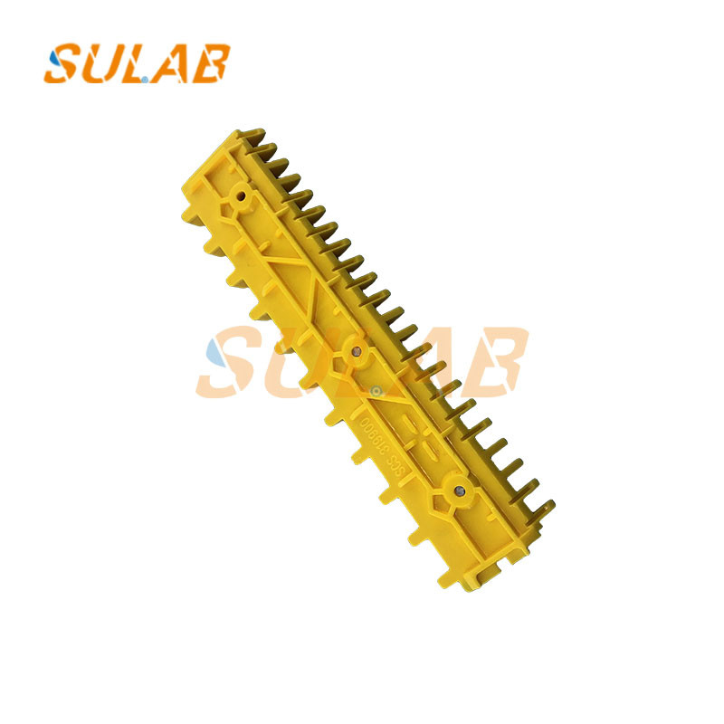 Yellow Plastic Step Demarcation Strip Escalator Spare Parts SCS 319900 319901 319902