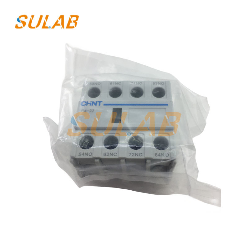 Elevator Spare Parts LA1-DN22 F4-22 2NO+2NC Auxiliary Contact Block For CJX2 LC1-D AC Contactor 4 Poles