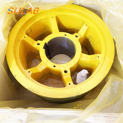 Xinda máy điều khiển thang máy phần lực kéo pulley khuynh hướng bánh dây thừng WTYF250 bánh nâng cho máy kéo thang máy