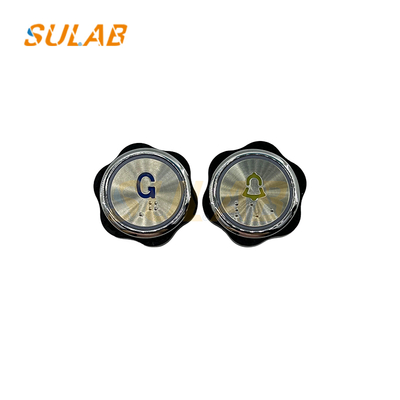 Phụ kiện thang máy mù phổ quát JA-19 Button Spot New Replacement 32mm 33mm All Inclusive Blue Light Red White Orange