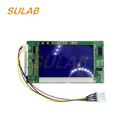 Bảng gọi thang máy Monarch SFTC-HCB-L-BO với màn hình LCD trắng 4.3 inch, giao tiếp CAN và điện áp hoạt động DC24V