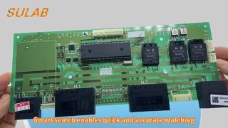 Bảng hiển thị sàn thang máy Mitsubishi LHH-222A với đầu vào nguồn kép AC110V/DC24V và quá dòng