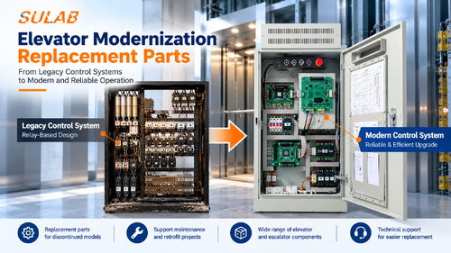 tin tức công ty mới nhất về Elevator Modernization & Replacement Parts | SULAB