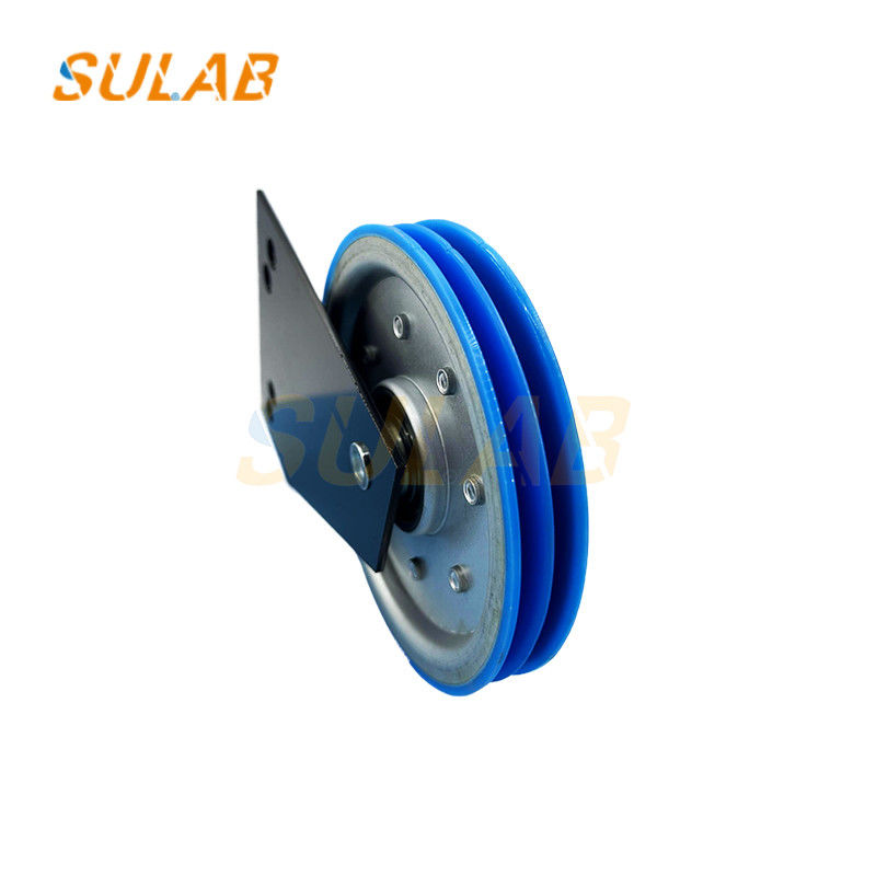 Otis Door Hanging Wheel Elevator Hanger Roller With Mounting Base Elevator Spare Parts