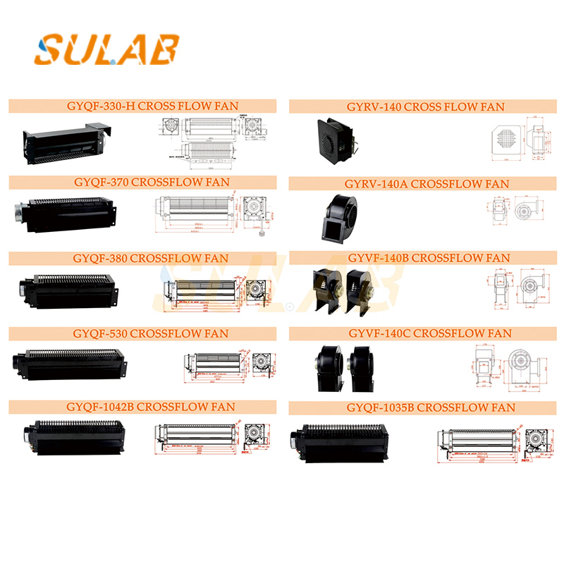 Original CUDC24D3R 24V Ball Bearing Elevator Cooling Fan for Mitsubishi Inverter Systems