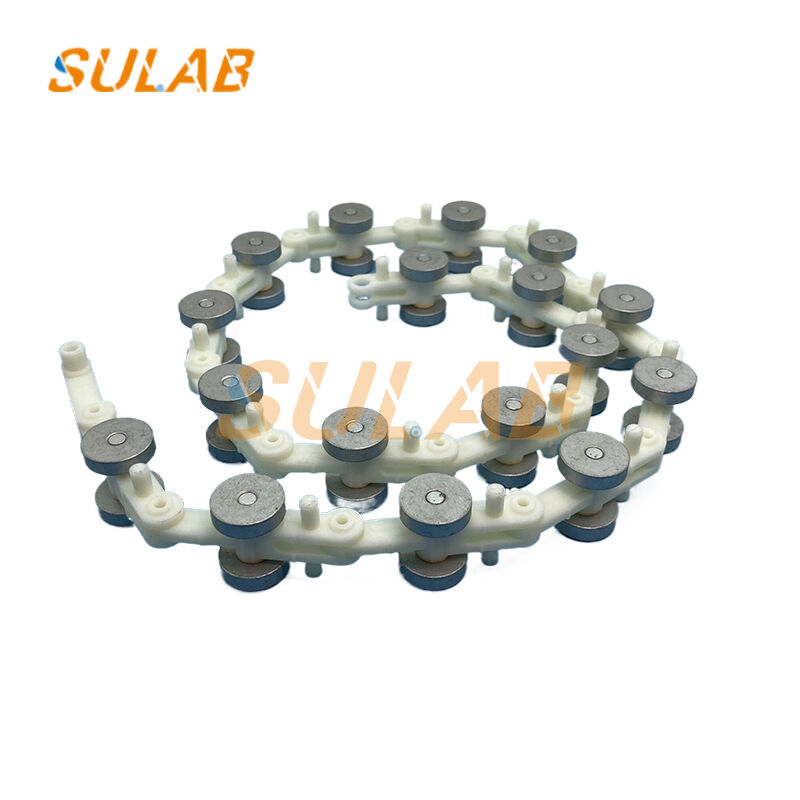 Xizi Otis Escalator Slewing Chain XAA332DS with 17-section Handrail and 50.5mm Pitch Made of PA66+30%GF