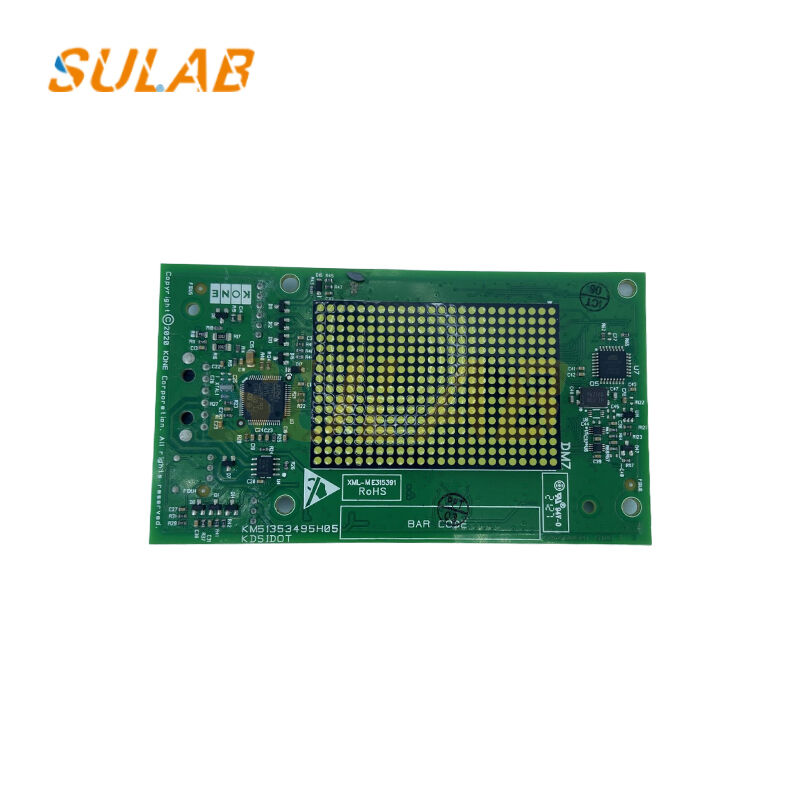 KONE Elevator Display Board KM51353495H05 with 16×32 Pixel Amber Dot Matrix and CAN/LCECAN Interface for KDS330 Signal System