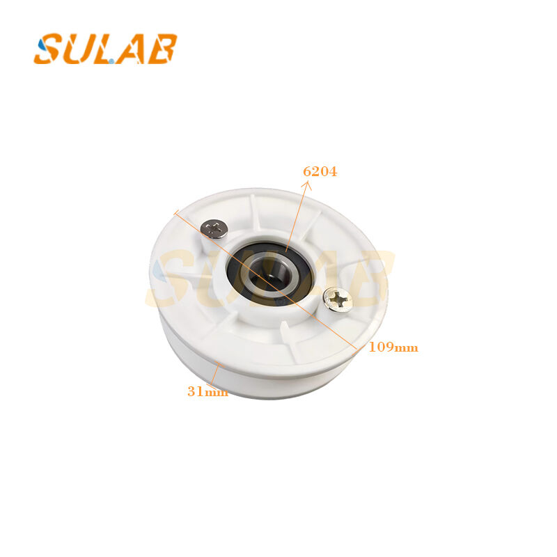 SMH50623483 Escalator Handrail Speed Sensor Roller 109×31×6204 with 6204 Deep Groove Ball Bearing for  9300 9500 9700 Systems