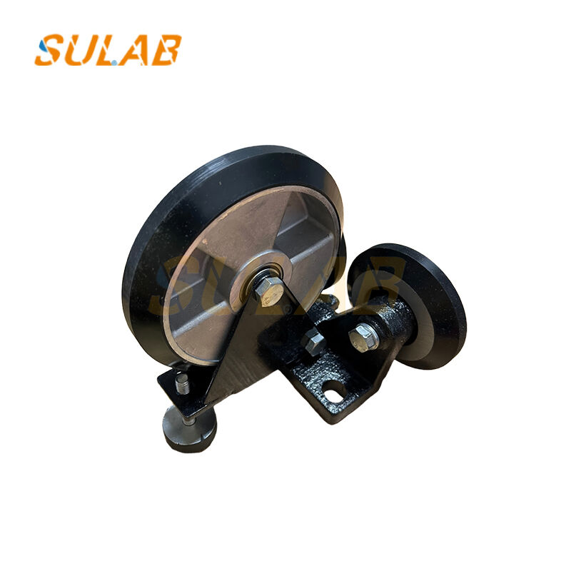 Complete Roller Guide Shoe Set High Wear Resistance Elevator Spare Parts with Shock Absorption and Easy Installation