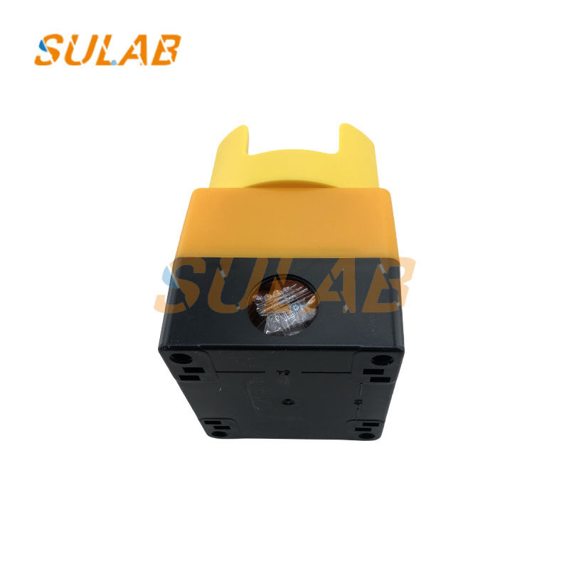 Elevator Safety Emergency Stop Switch with Flame-Retardant ABS Shell and 1NO+1NC Contact Configuration for Universal Mounting