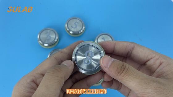 Nút nhấn thang máy KONE KM51071111H03 22mm LED chiếu sáng Momentary cho cabin & bảng điều khiển