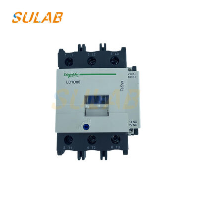 Schneider gốc LC1D80MD220VDC Magnetic Contactor DC 220V Coil 80A cho thang máy nâng và công tắc điện chính