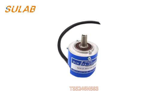 Bộ mã hóa tăng dần thang máy Tamagawa FA-CODER với 8192 xung mỗi vòng, cấu trúc trục rỗng và nguồn điện DC 5V